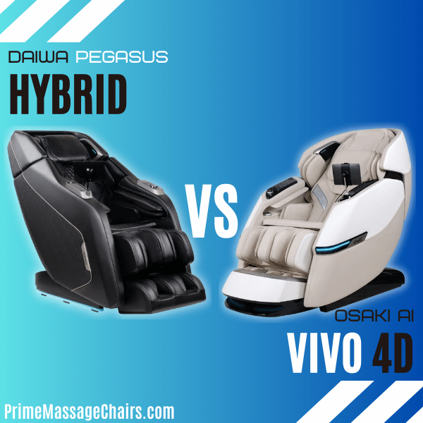 Massage Chair Comparison: Daiwa Pegasus Hybrid vs Osaki AI Vivo 4D