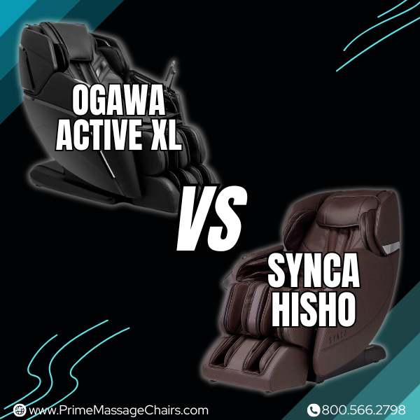 Massage Chair Comparison: Ogawa Active XL vs Synca Hisho