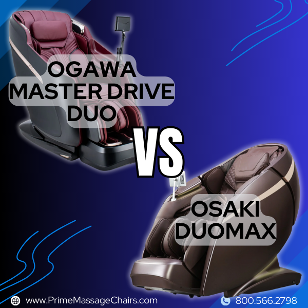 Ogawa Master Drive Duo vs Osaki DuoMax
