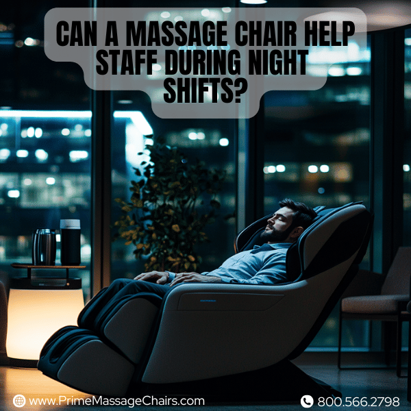 Can a massage chair help staff during night shifts?