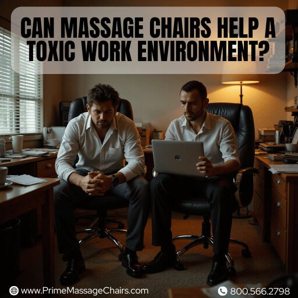 Can massage chairs help a toxic work environment?