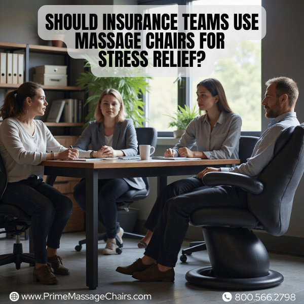 Should insurance teams use massage chairs for stress relief?