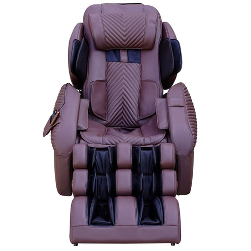 Luraco i9 Max  Plus Billionaire Edition Medical Massage Chair in Chocolate front view.