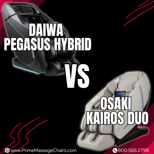Daiwa Pegasus Hybrid vs. Osaki Kairos Duo
