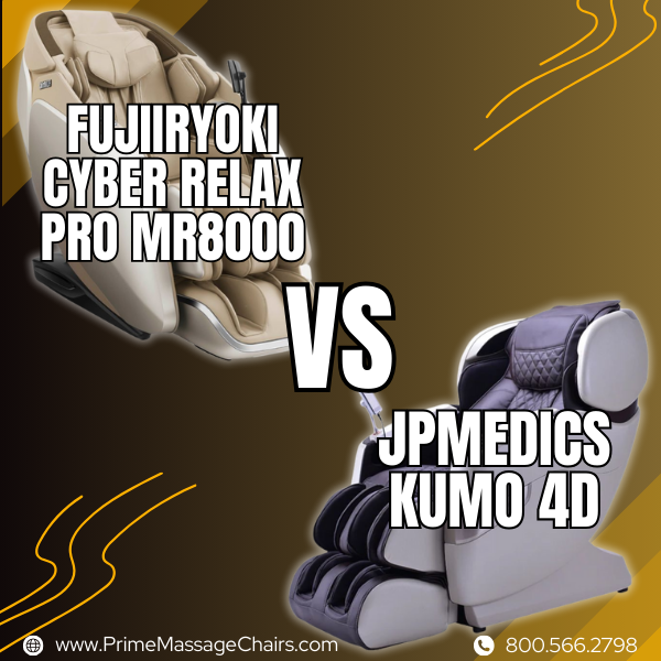 Fujiiryoki Cyber Relax Pro MR8000 vs. JPMedics Kumo 4D