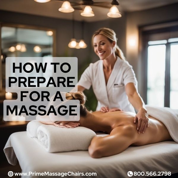 How to prepare for a massage.