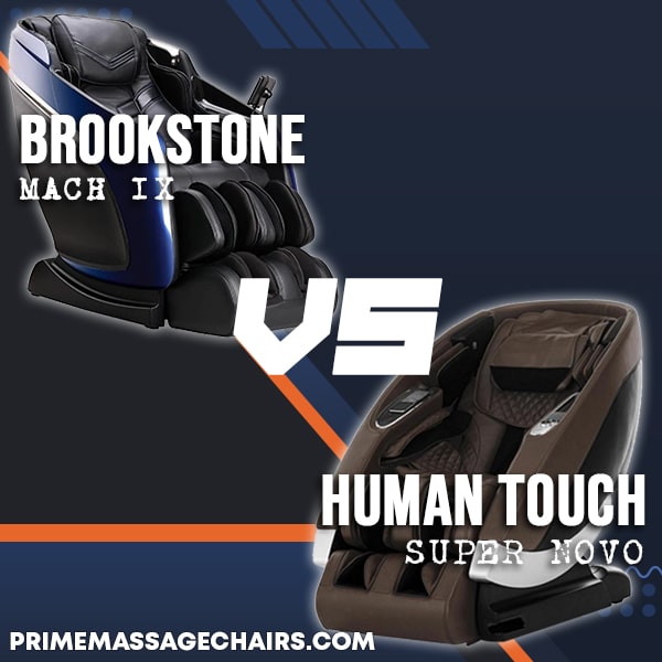 Massage Chair Comparison: Brookstone Mach IX vs Human Touch Super Novo