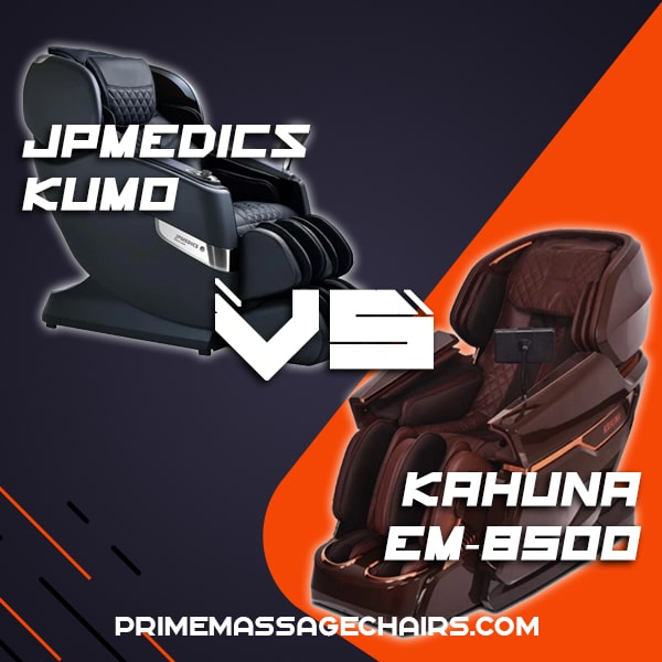 Massage Chair Comparison: JPMedics Kumo vs Kahuna EM-8500