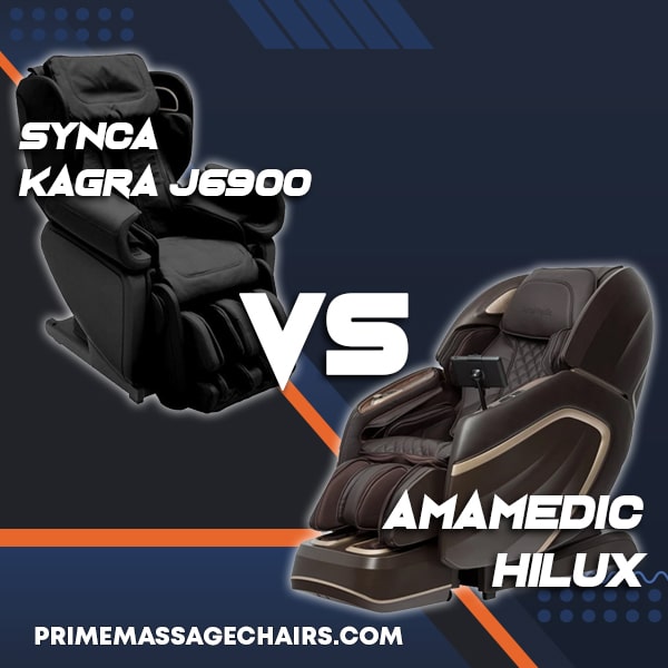 Massage Chair Comparison: Synca Kagra J6900 vs AmaMedic Hilux