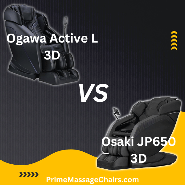 Massage Chair Comparison: Ogawa Active L 3D vs Osaki JP650 3D