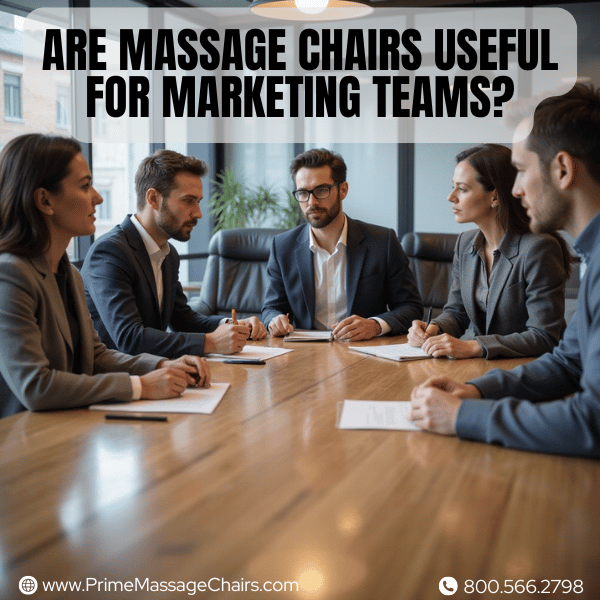 Are massage chairs useful for marketing teams?