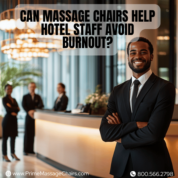 Can massage chairs help hotel staff avoid burnout?
