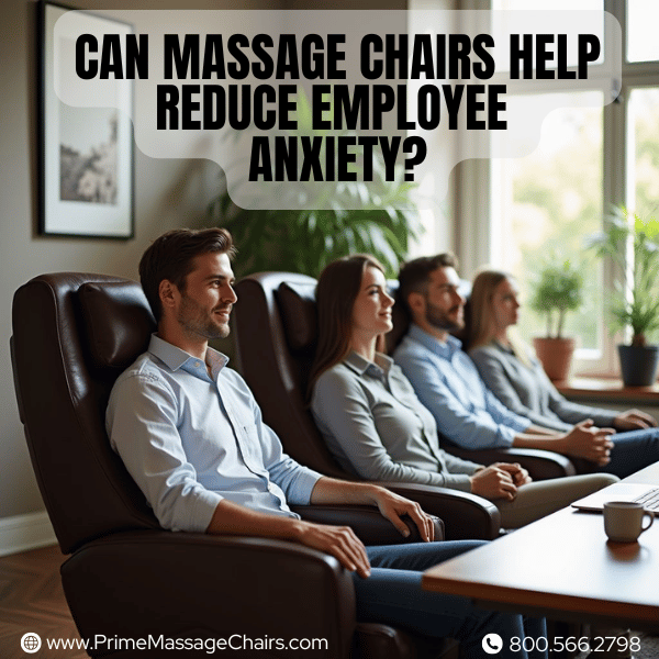 Can massage chairs help reduce employee anxiety?