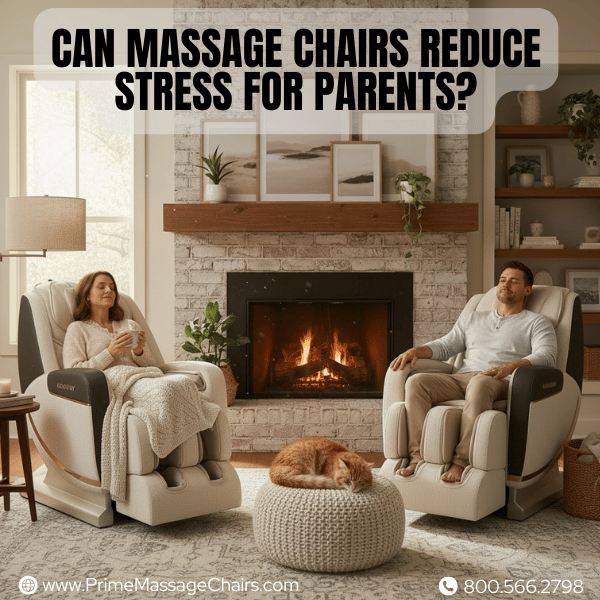 Can massage chairs reduce stress for parents?