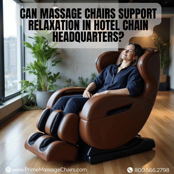 Can massage chairs support relaxation in hotel chain headquarters?