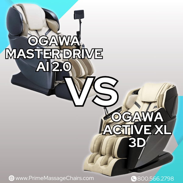 Ogawa Master Drive AI 2.0 vs Ogawa Active XL 3D