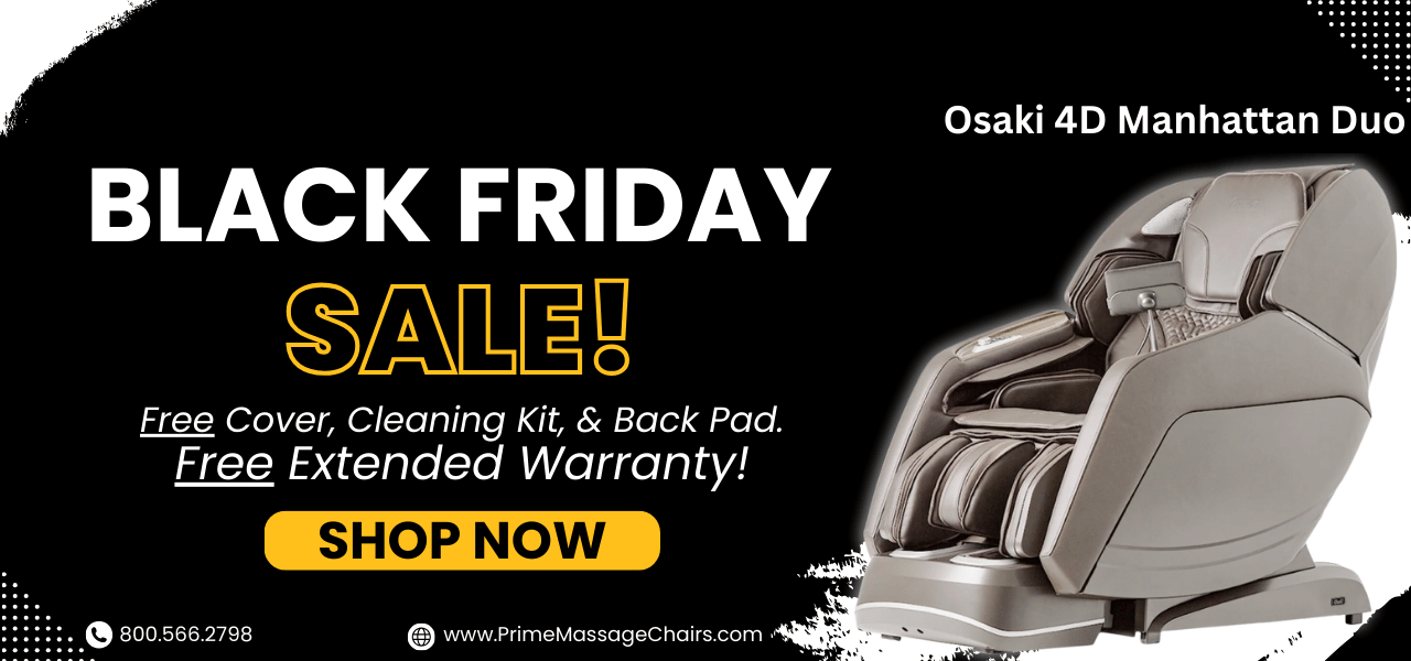 Osaki Manhattan Massage Chair Black Friday Sale