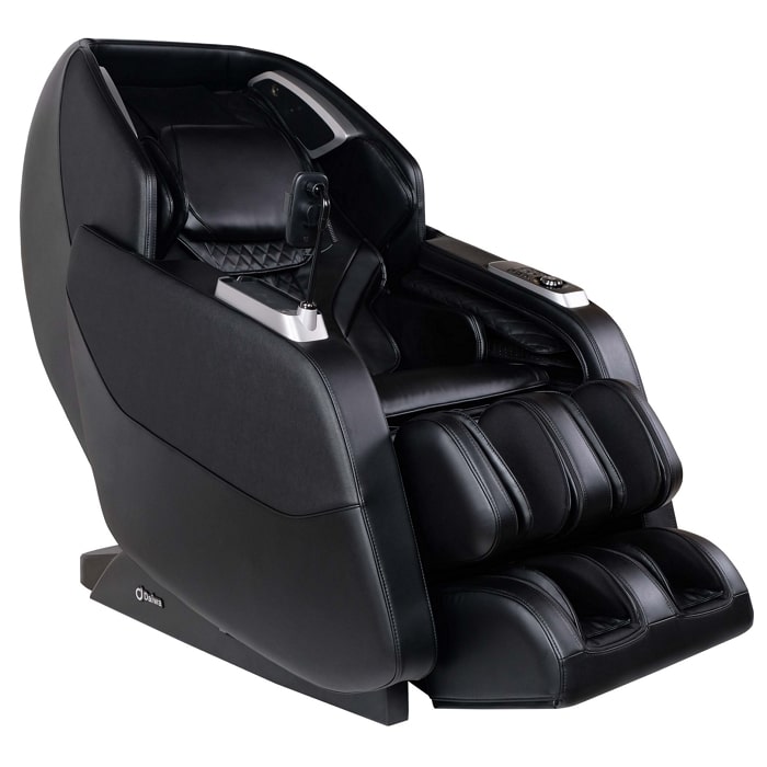 Daiwa Hubble Plus 4D Massage Chair in Black with white background.