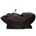 Daiwa Hubble Plus 4D Massage Chair in Chocolate reclined position.