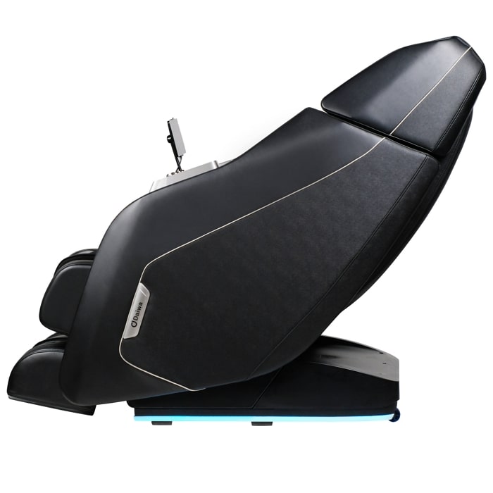Daiwa Pegasus Hybrid Massage Chair in Blacks side view