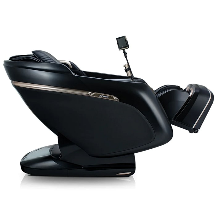 JPMedics Kaze Massage Chair in Black Reclined Position
