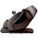 Kyota Hatsumei M900AI 4D Massage Chair in Brown side view with white background