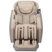 Kyota Hatsumei M900AI 4D Massage Chair in Gray/Tan front view.