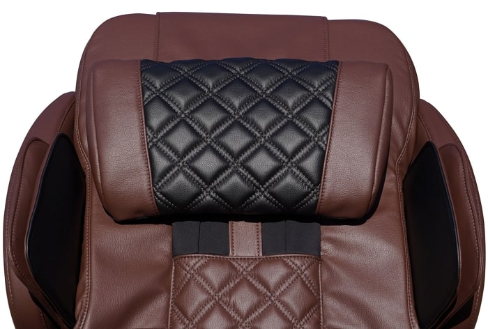 Luraco Model 3 Hybrid SL Medical Massage Chair in Chocolate pillow