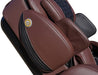Luraco Model 3 Hybrid SL Medical Massage Chair in Chocolate Shoulder side
