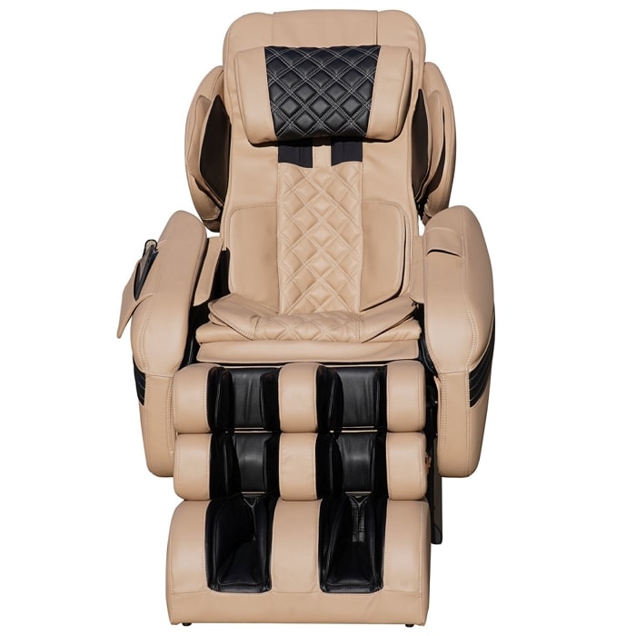 Luraco Model 3 Hybrid SL Medical Massage Chair in Cream Front View