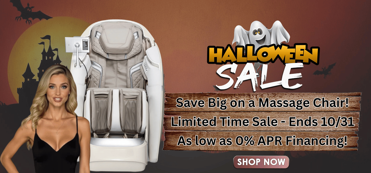 Massage Chair Halloween Sale banner