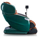 Ogawa Master Drive AI 2.0 Massage Chair in Emerald and Cappuccino Side View