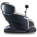 Ogawa Master Drive AI 2.0 Massage Chair in Gun Metal and Ivory Side View