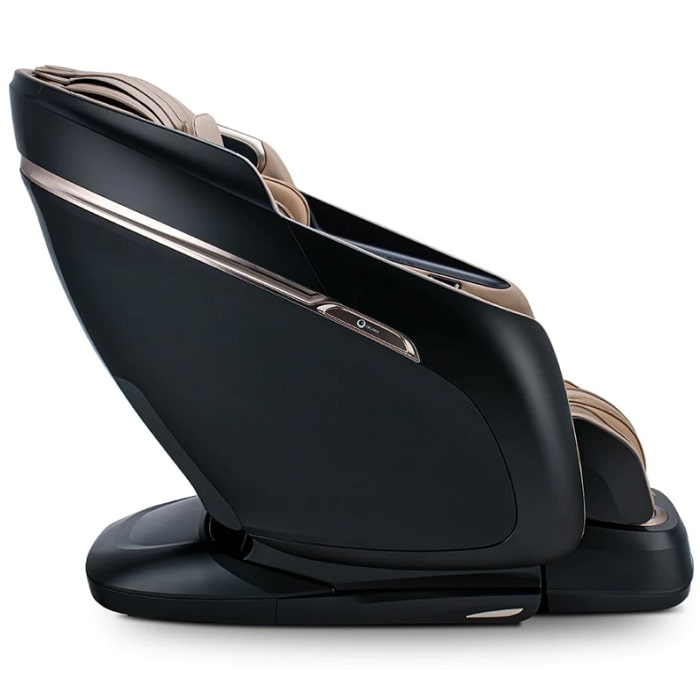 Ogawa Master Drive Duo Massage Chair in Black & Champagne Side View