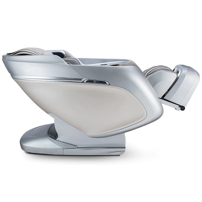 Ogawa Master Drive Duo Massage Chair in Platinum & Platinum Fully Reclined