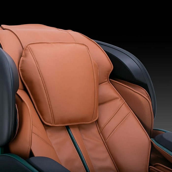 Ogawa Master Drive LE Massage Chair Black and Cappuccino Headrest