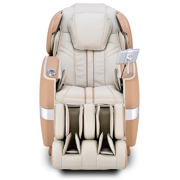 Ogawa Master Drive LE Massage Chair in Beige and Ivory Front View