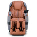 Ogawa Master Drive LE Massage Chair in Grey and Cappuccino Front View