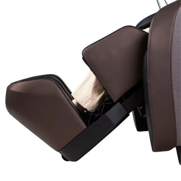 Osaki Duke XL 4D Big & Tall Massage Chair in Black/Brown Extendable footrest