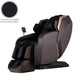 Osaki Duke XL 4D Big & Tall Massage Chair in Black/Brown