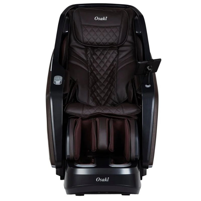Osaki JP Nexus 4D Japanese Massage Chair in Brown front view