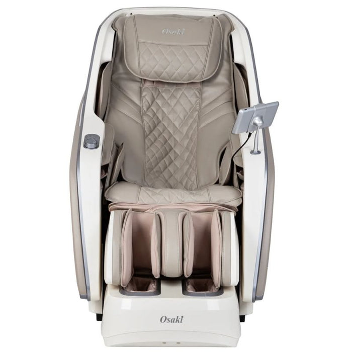 Osaki JP Nexus 4D Japanese Massage Chair in taupe front view