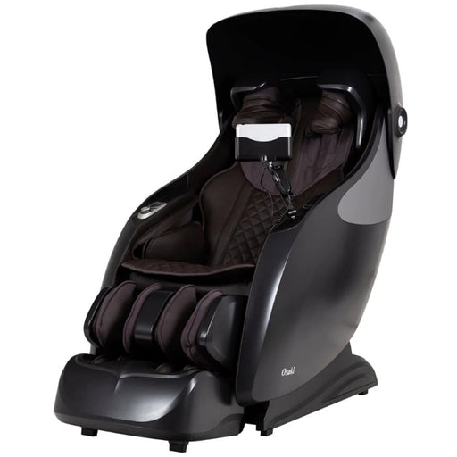 Osaki Platinum AI Xrest 4D Massage Chair in Brown.