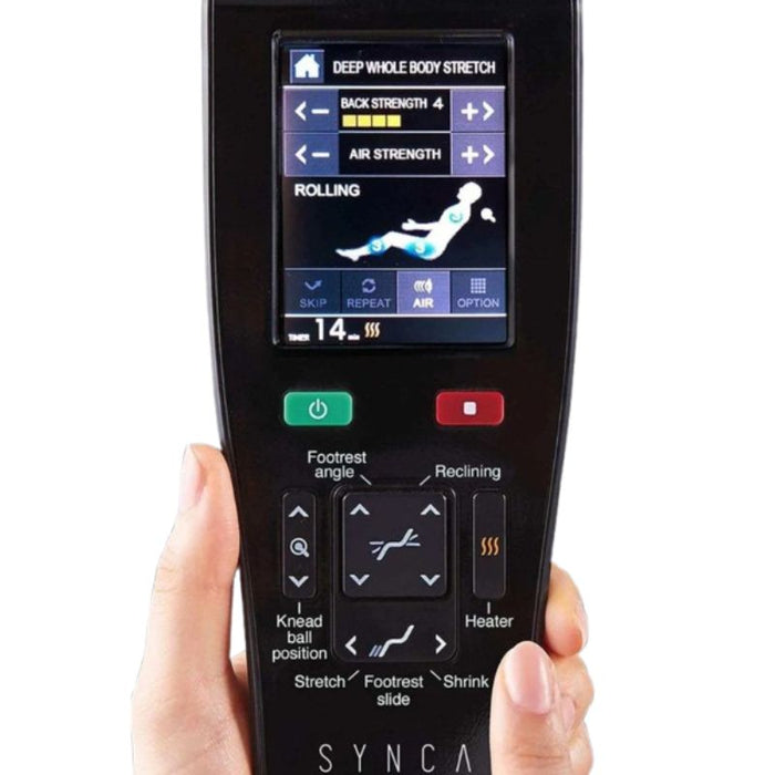 Synca JP970 Japanese 4D Massage Chair Remote Control.
