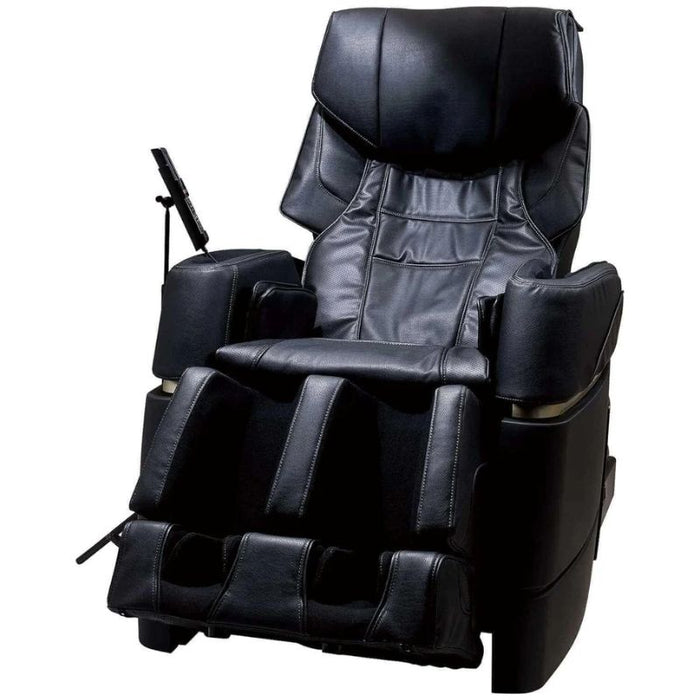 Synca JP970 Japanese 4D Massage Chair in Black with white background.