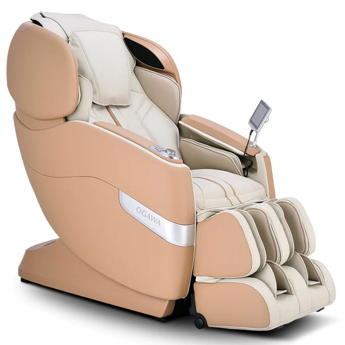 Ogawa Master Drive LE Massage Chair in Beige and Ivory.