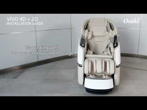Osaki AI Vivo 4D Massage Chair Assembly Guide video.