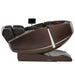 Daiwa Supreme Hybrid Massage Chair in Chocolate Reclined Position