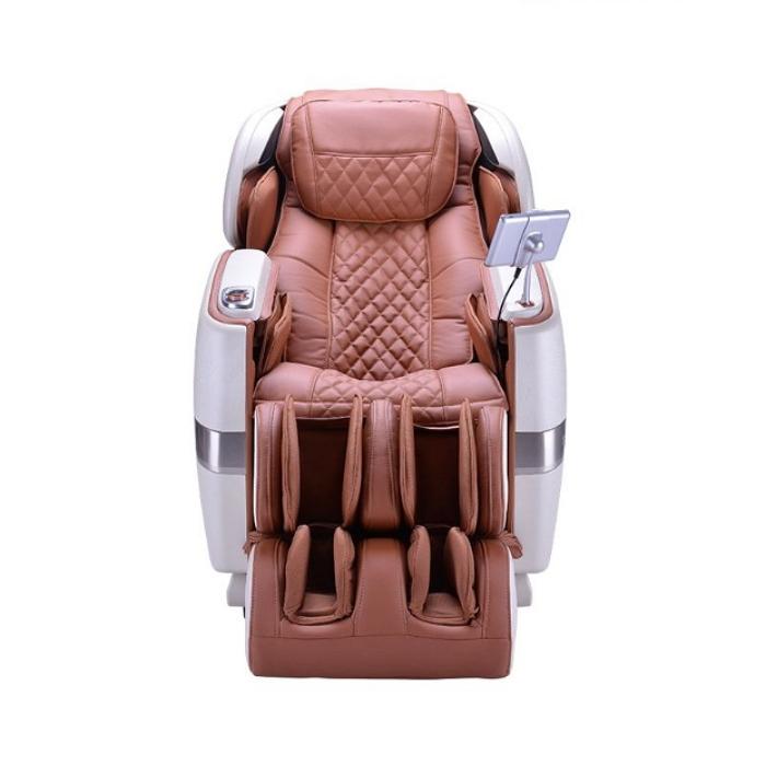 JPMedics Kumo 4D Massage Chair in stone white/copper color front view