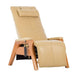 Human Touch Gravis ZG Chair Zero Gravity Recliner in Beech & Sand